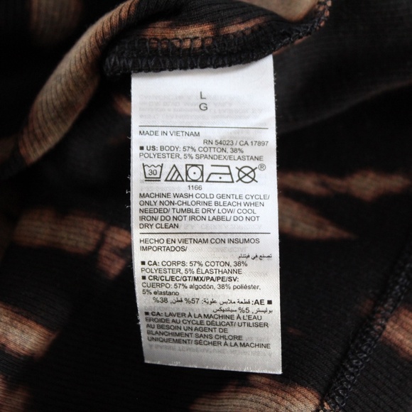 Handmade tie dye ribbed knit tank top by Hue Revival - Picture 9 of 9